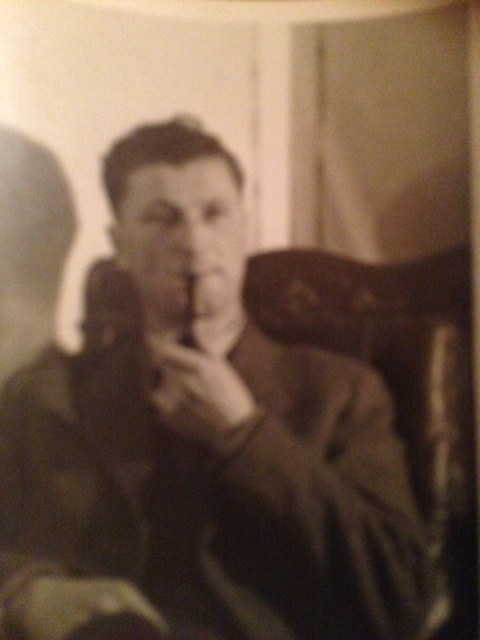 Photo Adam Stabrawa in England circa 1949